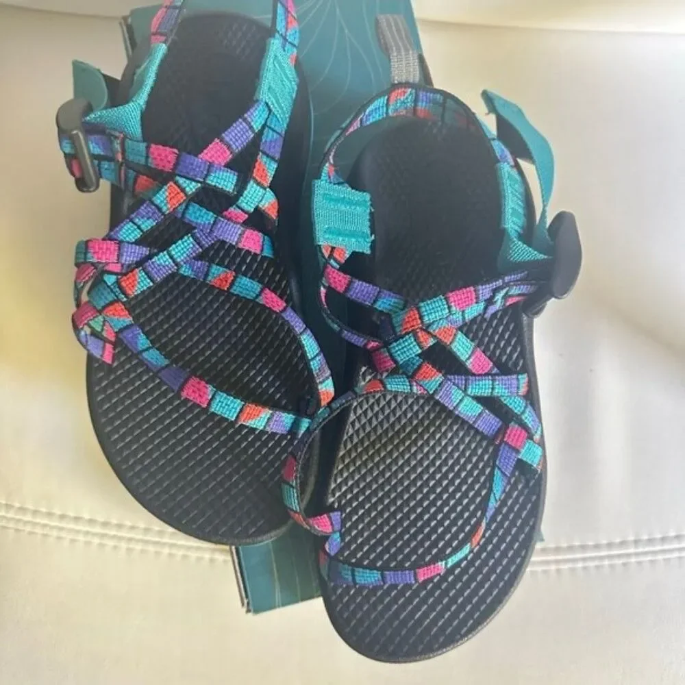 Chaco Kids ZX/1 Classic Sport Sandals Size 5 (EU 36) Adjustable Strap Hiking NEW